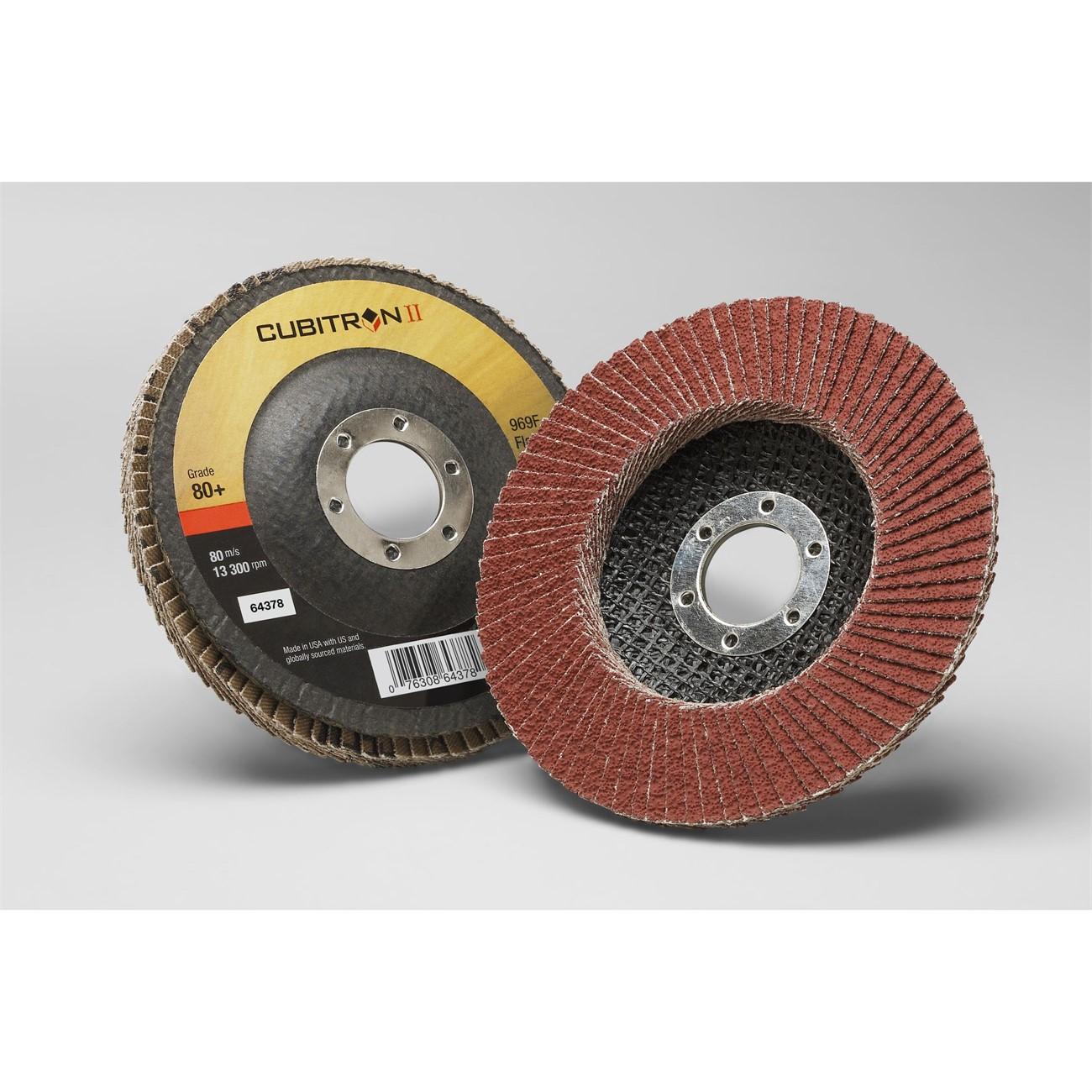 3M 3M 7100104969 Cubitron Ii 969F Flap Disc 5 Inch 80 Grit