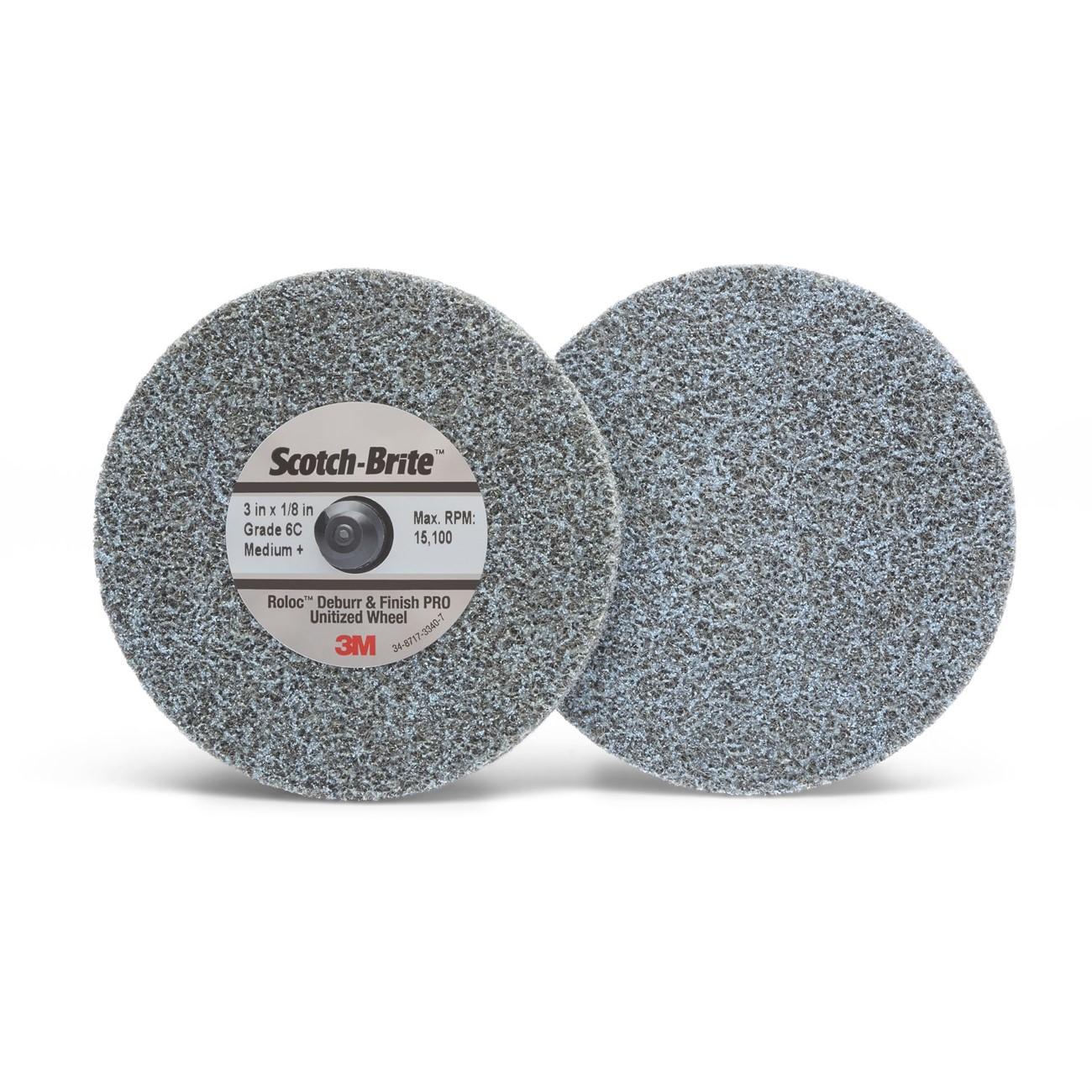 3M 3M 7010329346 Scotch-brite Roloc Unitized Wheel 3 Inch Fine