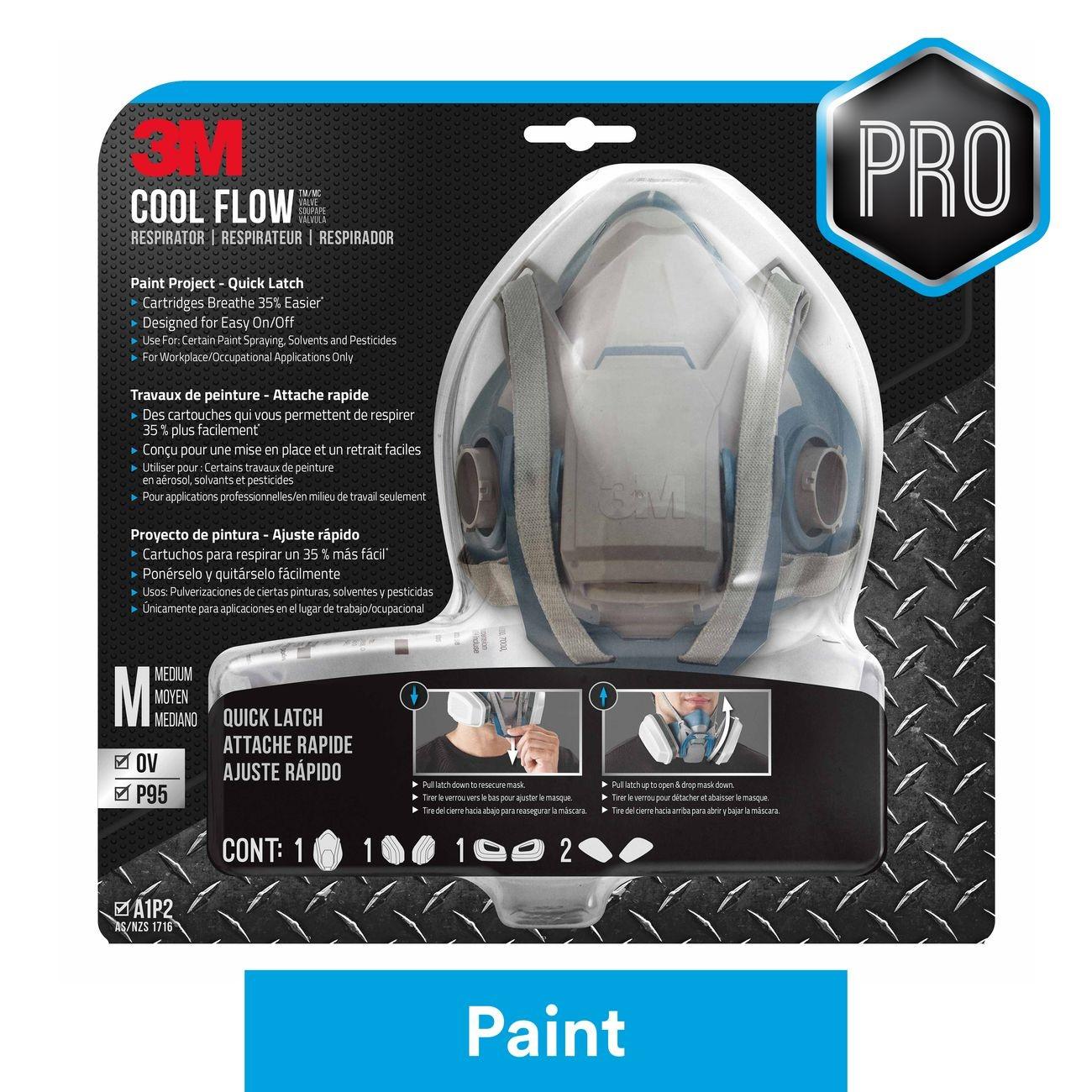 3M 3M 7100115646 Half Mask Respirator Medium Reusable