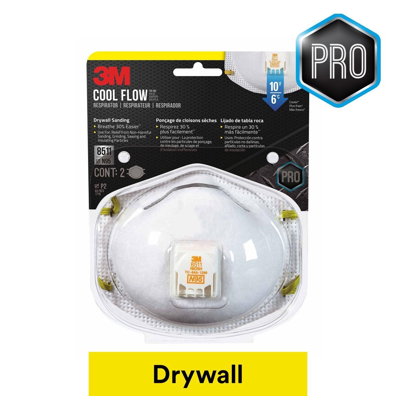 3M 3M 7100117128 N95 Disposable Respirator Cool Flow Valve
