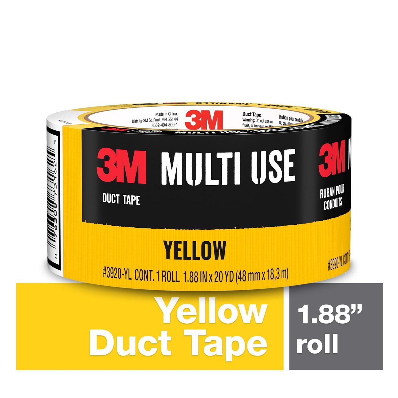 3M 3M 7100085028 Yellow Duct Tape 1.88 in X 20 Yd 12/case