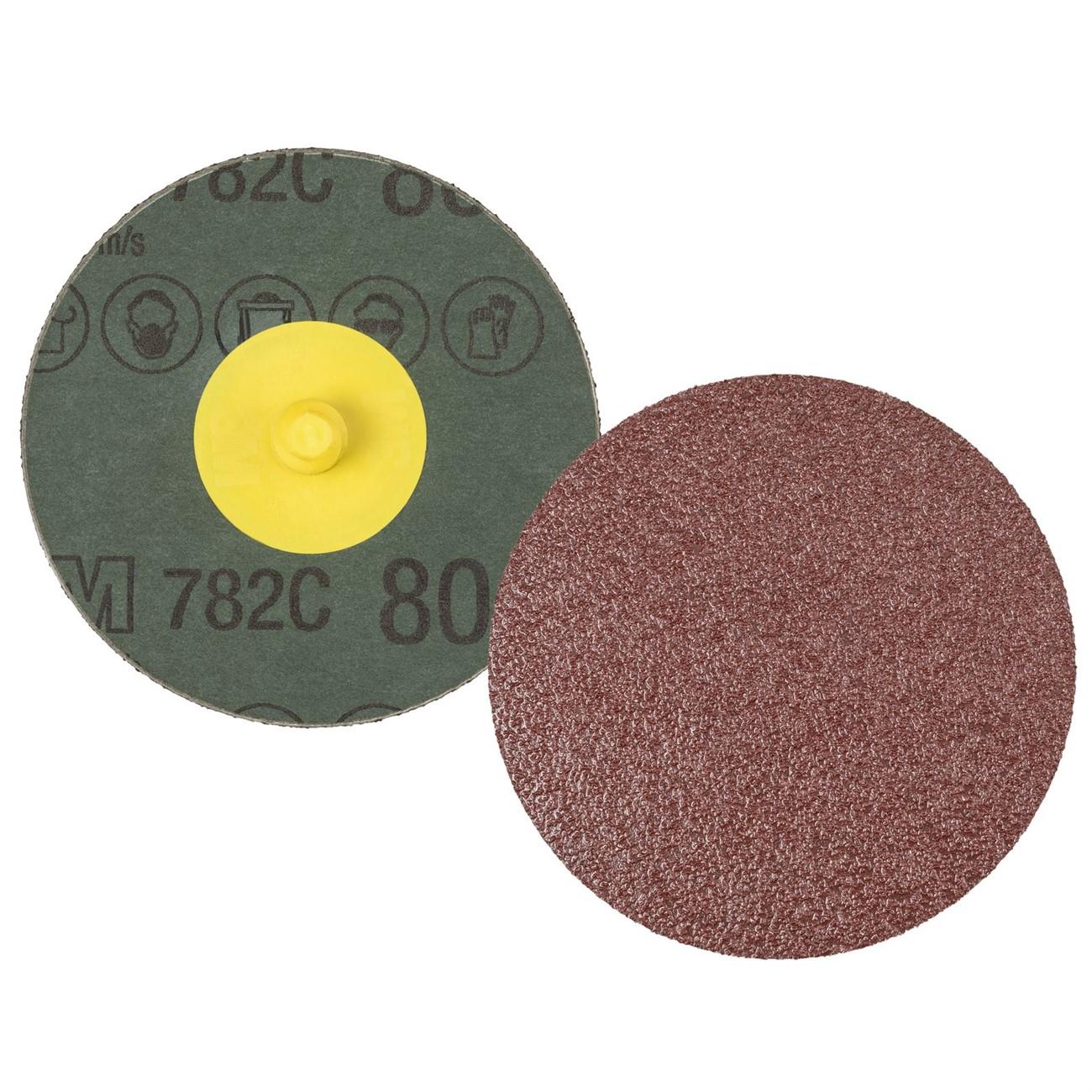 3M 3M 7100100999 Roloca 782C Fiber Disc 80 Grit 2 Inch