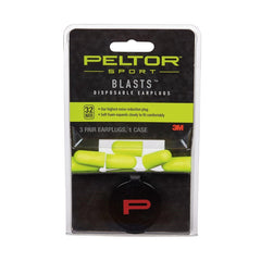 3M 3M 7010312971 Peltor Sport Blastsa Earplugs Nrr 32db