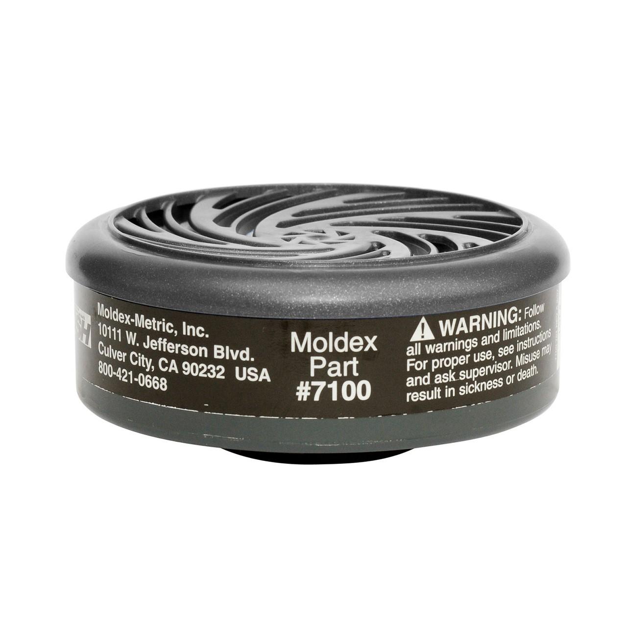 MOLDEX Moldex 7100 Organic Vapor Respirator Cartridge 1 Pair