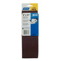 NORTON Norton 076607-01741 Sanding Belt 36 Grit 3x21 Inches