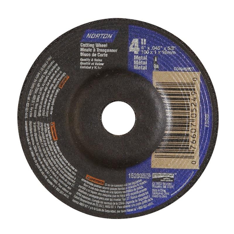 NORTON Norton 076607-05249 Type 27 Cut-off Wheel Metal