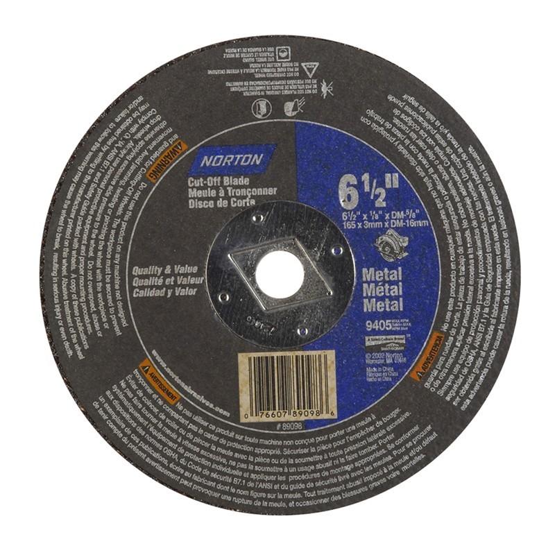NORTON Norton 076607-89098 Circular Saw Blade 6.5in 9405 Rpm