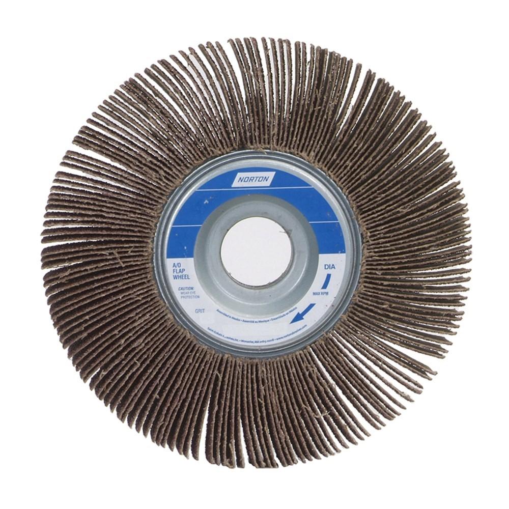 NORTON Norton 636425-02692 Flap Sanding Wheel 6 in 80 Grit 5pk