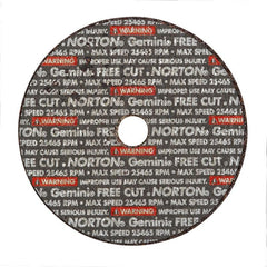 NORTON Norton 662435-10651 Type 1 Metal Cut-off Blade 3in
