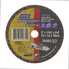 NORTON Norton 662435-10671 Type 1 Cut Off Wheel 3in Zirconia