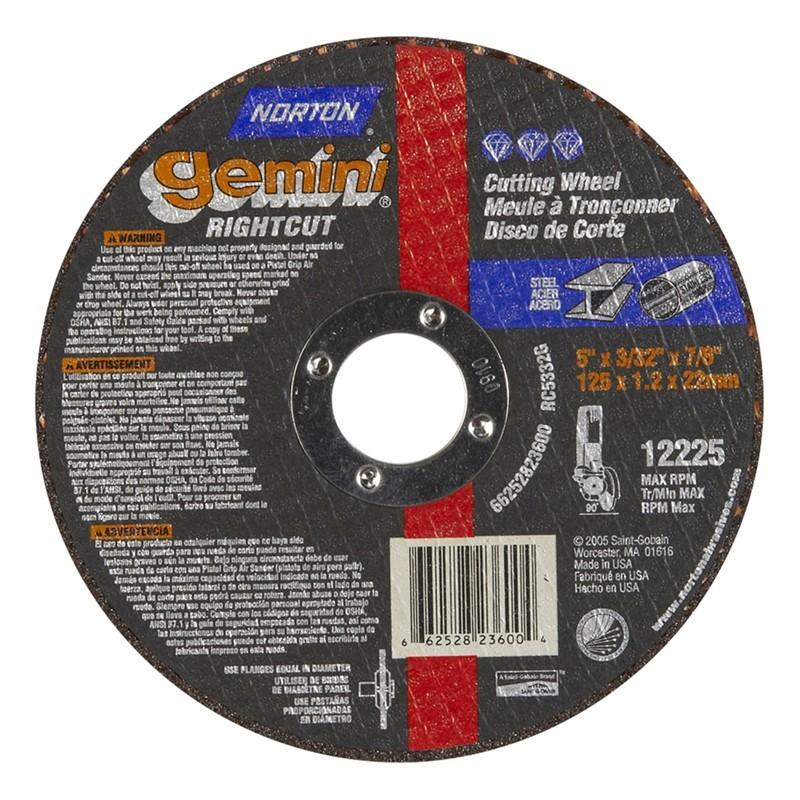 NORTON Norton 662528-23600 Right Angle Cut-off Blade Type 1