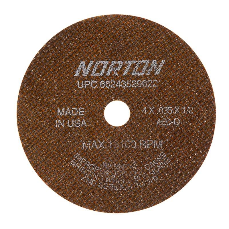 NORTON Norton 662435-29622 Cut-off Wheel Type 01 4 in A60 Grit