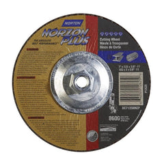 NORTON Norton 662529-12625 Norzon Type 27 Grinding Wheel 7 Inch