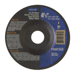NORTON Norton 66252843604 Type 27 Cut-off Wheel 4-1/2 in Metal