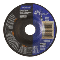 NORTON Norton 66252843611 Type 27 Grinding Wheel 4.5in Aluminum Oxide