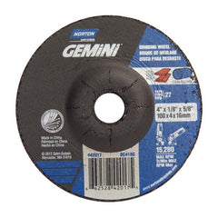 NORTON Norton 66252842017 Type 27 Grinding Wheel 4x1/8x5/8