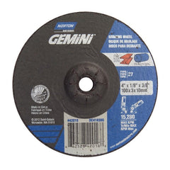NORTON Norton 66252842016 Type 27 Grinding Wheel 4x1/8x3/8