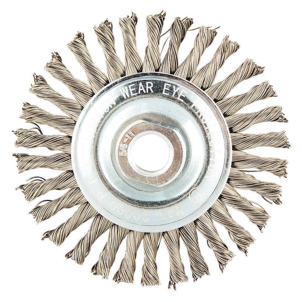 NORTON Norton 662528-39039 Twist Knot Wire Wheel Brush 4 in