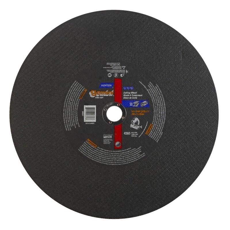 NORTON Norton 662533-06627 Type 1 Chop Saw Blade 14 in Metal