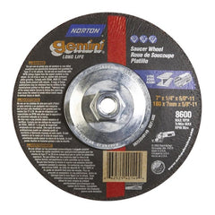 NORTON Norton 662529-40149 Type 28 Saucer Grinding Wheel 7x1/4x5/8-11