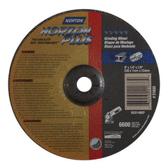 NORTON Norton 662530-21633 Type 27 Grinding Wheel 9x1/4x7/8 6600 Rpm