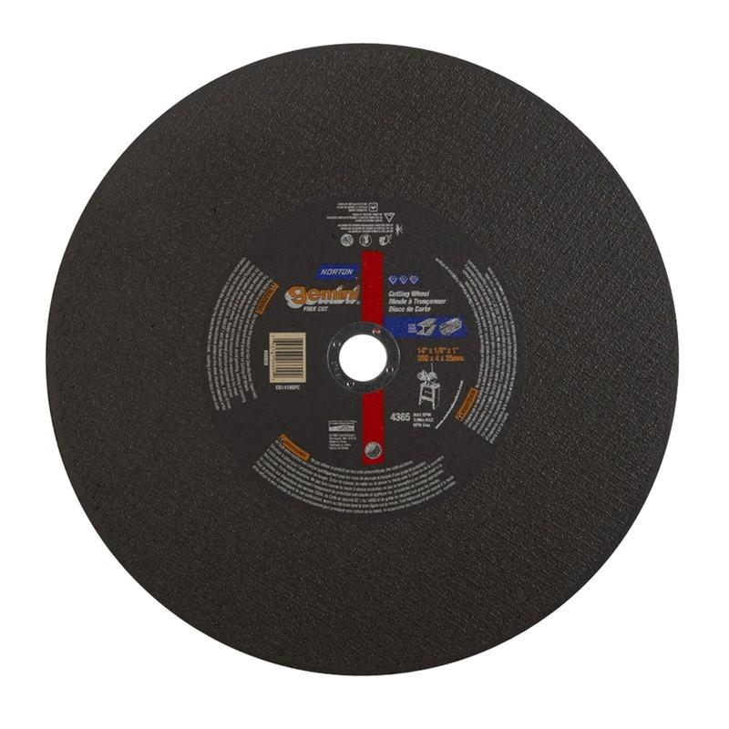NORTON Norton 66253306609 Cut-off Blade 14x0.125x1 Type 1 Metal