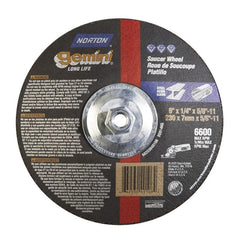 NORTON Norton 662530-49106 Type 28 Saucer Grinding Wheel 9 Inch