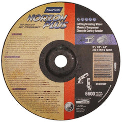 NORTON Norton 662530-48896 Type 27 Grinding Wheel 9x1/8x7/8