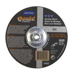 NORTON Norton 662530-49045 Type 27 Grinding Wheel 9in Aluminum