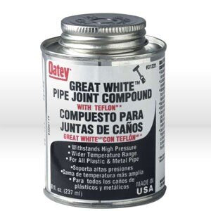 OATEY Oatey 31231 Pipe Joint Compound with Ptfe 8 Fl Oz