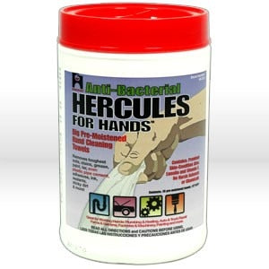 OATEY Oatey 45333T Hercules Hand Cleaning Wipes Tub of 70