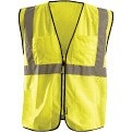OCCUNOMIX Occunomix ECO-GCS-YS/M Class 2 Safety Vest Yellow S/m