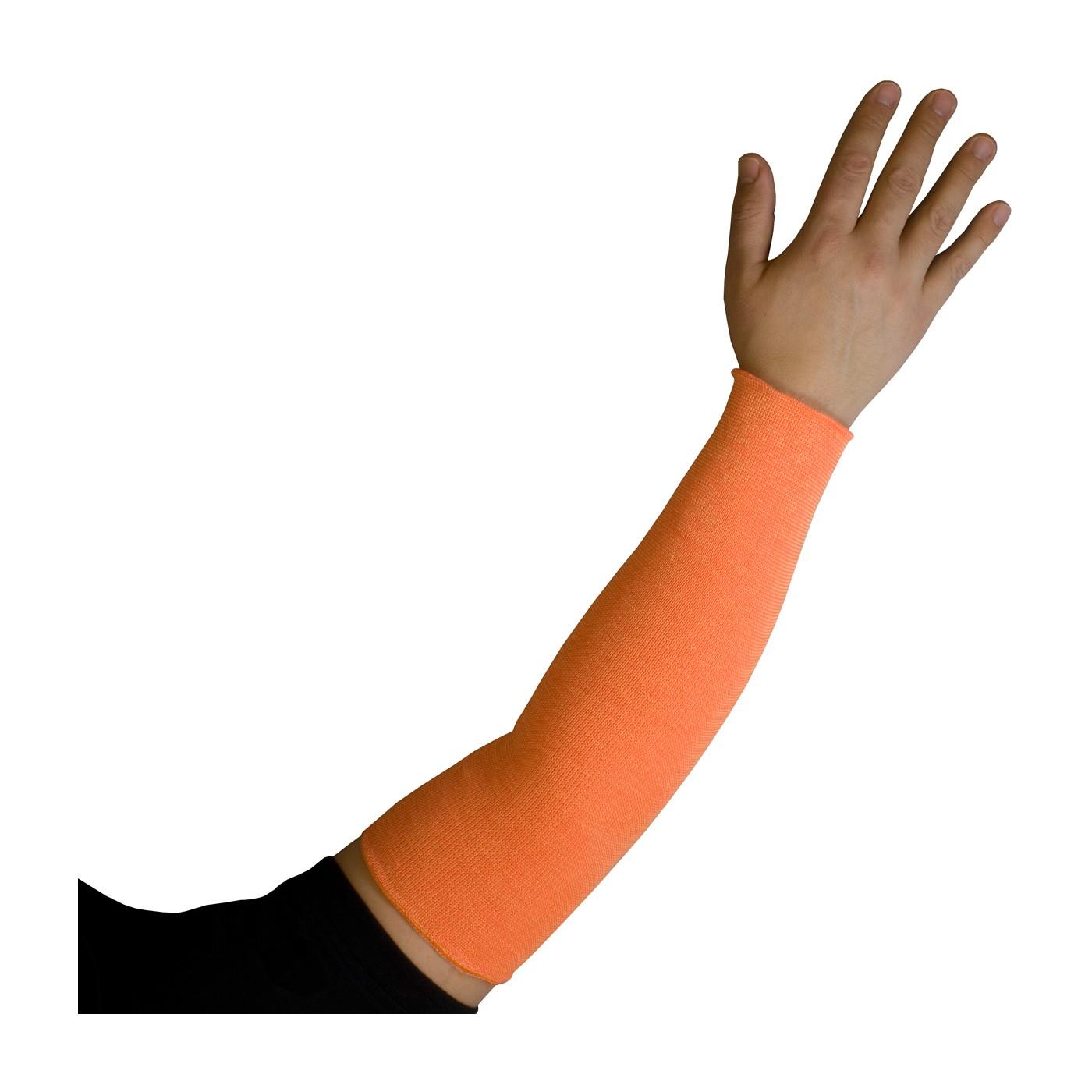 PIP Pip 10-KANO18 Kevlar Rib Knit Sleeve 18 Inches Neon Orange