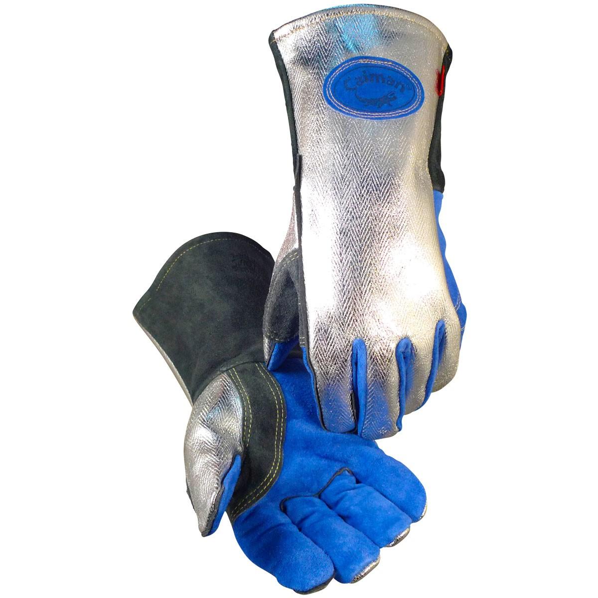 PIP Pip 1524-L Mig Welder Gloves Split Cowhide Gauntlet Large