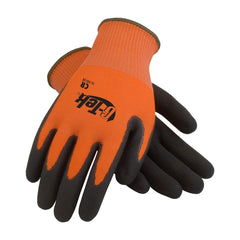 PIP Pip 16-340OR/L G-tek Cr Hi-vis Nitrile Work Glove L