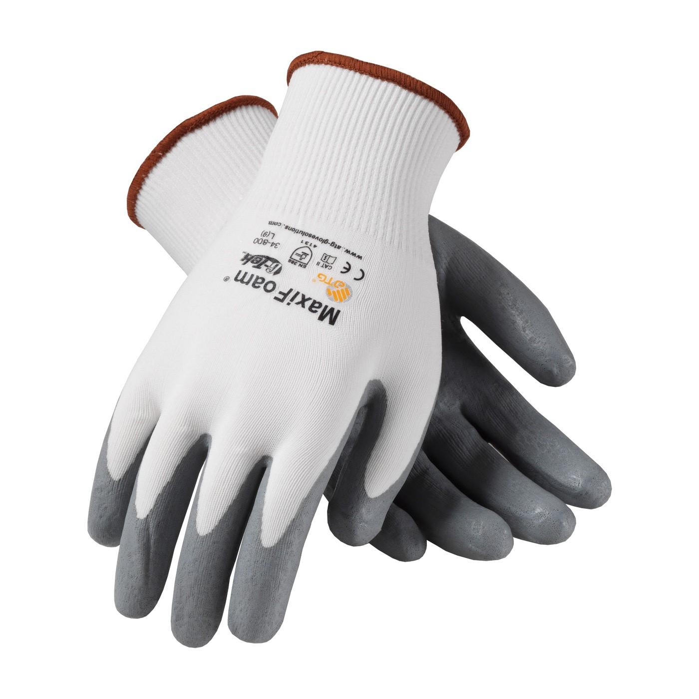 PIP Pip 34-800/L G-tek Maxifoam Nitrile Gloves Large