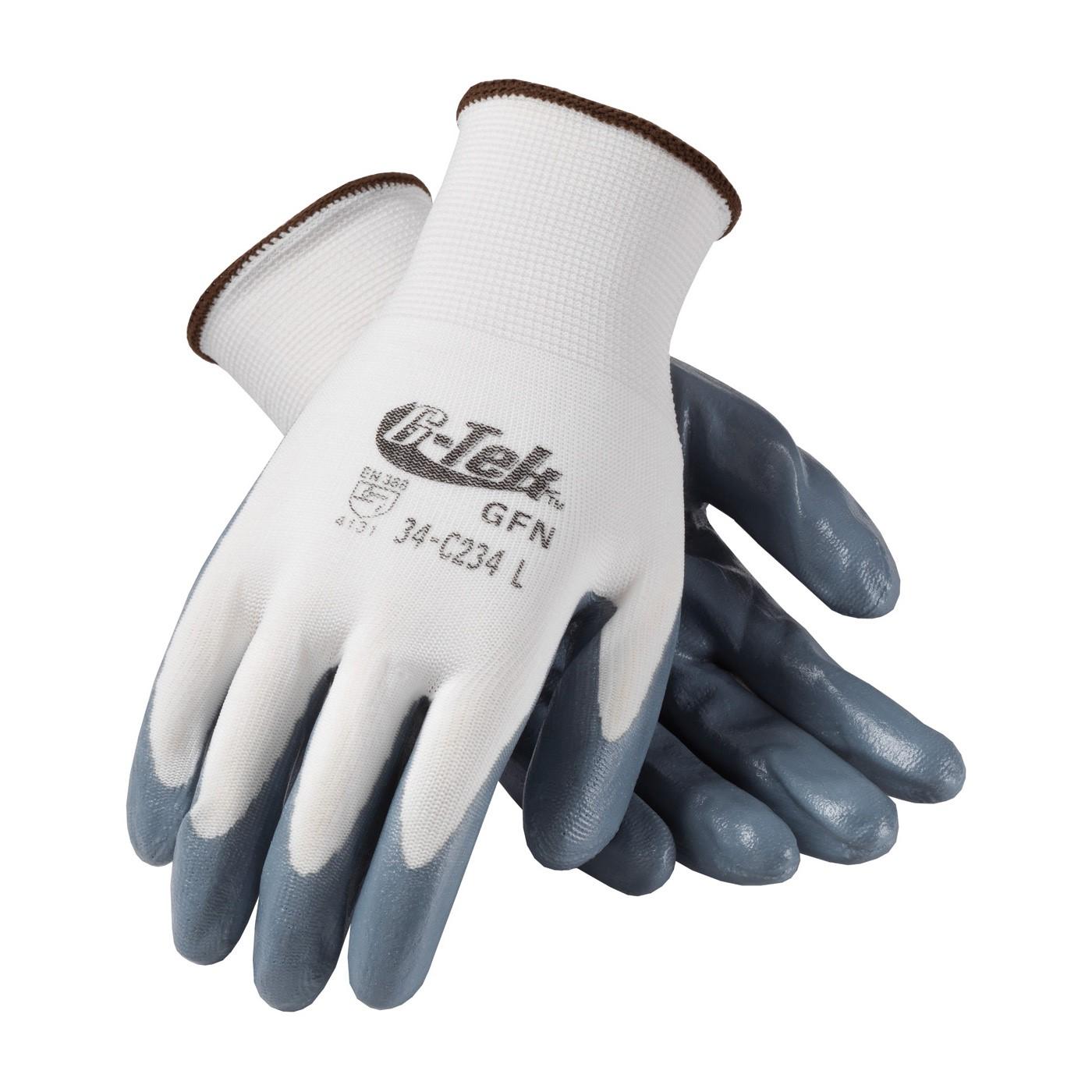 PIP Pip 34-C234/L G-tek Foam Nitrile Work Gloves Large