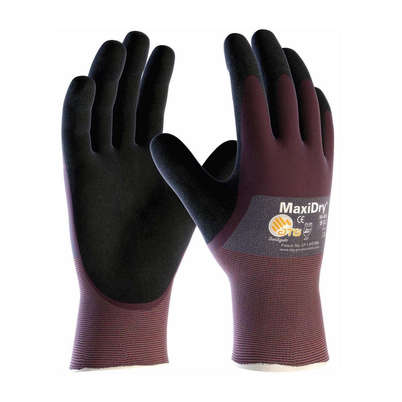 PIP Pip 56-425/L Maxidry Nitrile 3/4 Dip Gloves Large