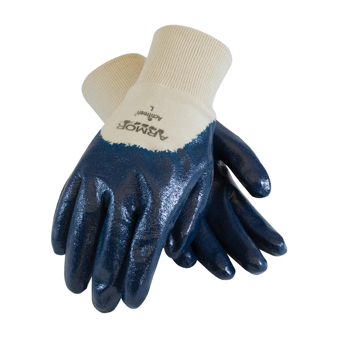 PIP Pip 56-3170/L Nitrile Palm Coated Gloves Blue Large