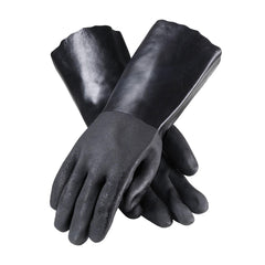PIP Pip 58-8140DD Pvc Gloves 14 in Sandy Finish Interlock Lined