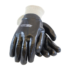 PIP Pip 58-8015R Procoat Pvc Work Gloves Interlock Lined Black