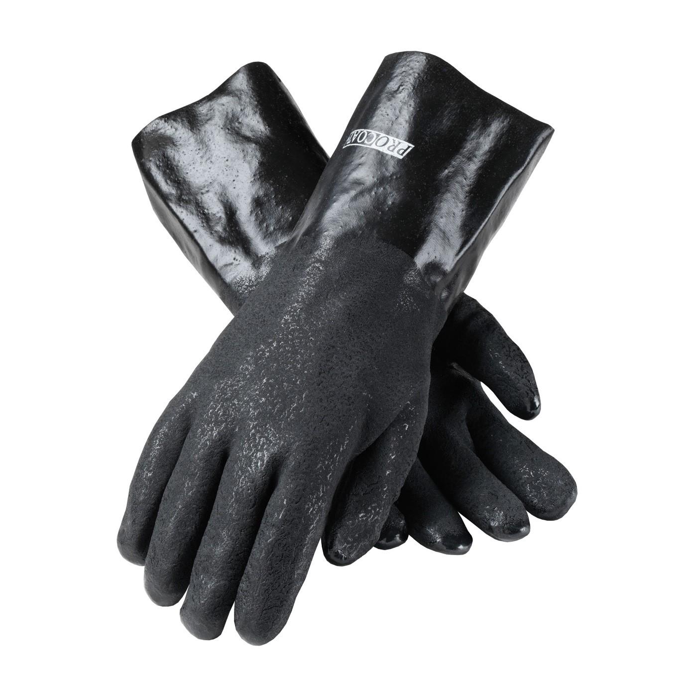 PIP Pip 58-8040DD Pvc Chemical Gloves 14 Inches Jersey Lined