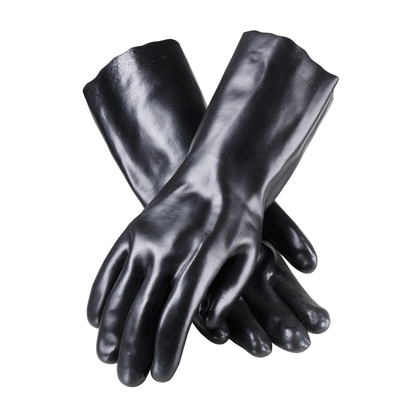 PIP Pip 58-8040 Pvc Work Gloves 14 in Interlock Lined Black