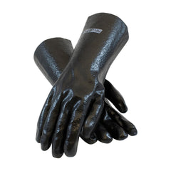PIP Pip 58-8040R Pvc Gloves 14 in Semi-rough Interlock Black