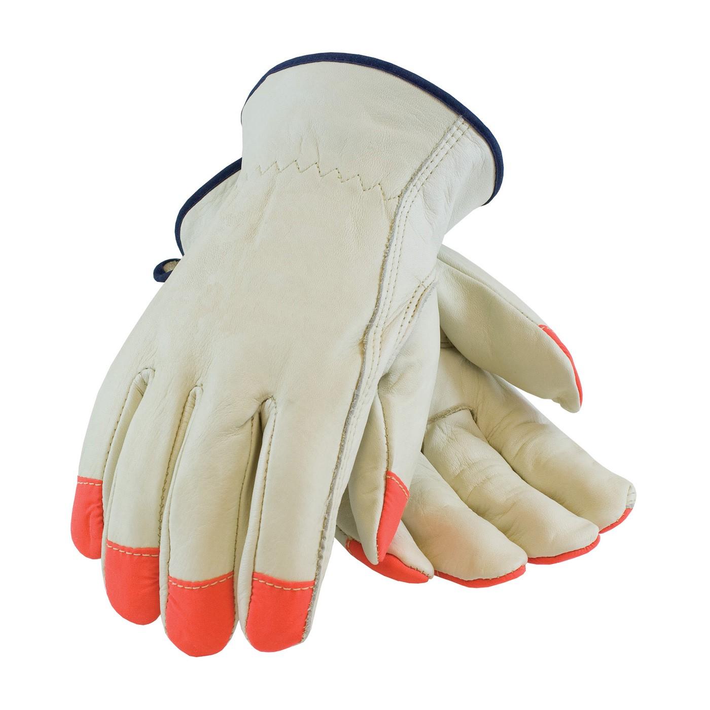 PIP Pip 68-163HV/L Cowhide Driver Gloves Hi Vis Large