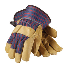 PIP Pip 87-3563/L Pigskin Leather Palm Gloves Safety Cuff L