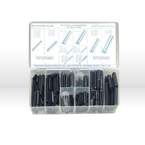 PRECISION BRAND Precision Brand 12960 Metric Roll Pin Assortment 287 Pc