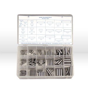 PRECISION BRAND Precision Brand 12912 Dowel Pin Assortment 176 Piece