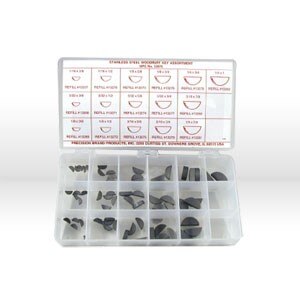 PRECISION BRAND Precision Brand 13970 Woodruff Key Assortment 66 Piece