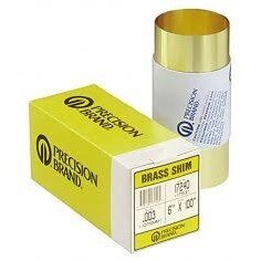 PRECISION BRAND Precision Brand 17160 Brass Shim Stock 0.0015in 6x100in Roll